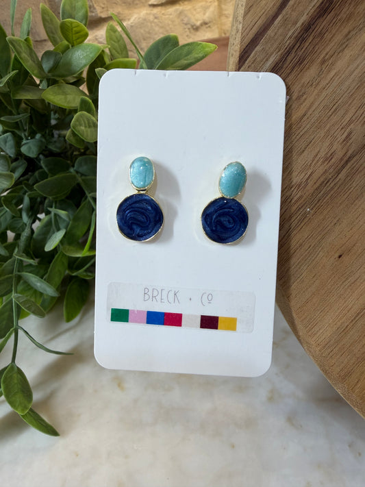 Blue Shimmer Earrings