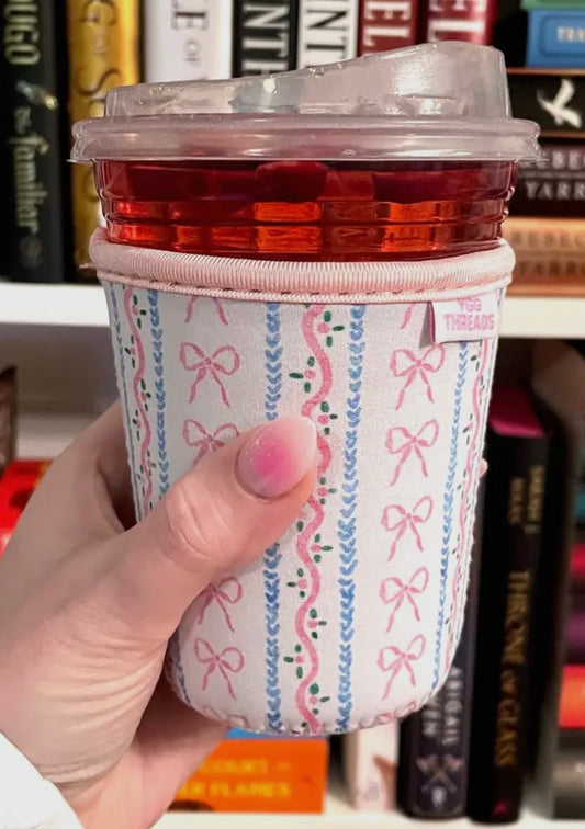 Bow Stripes Small Drink Sleeve